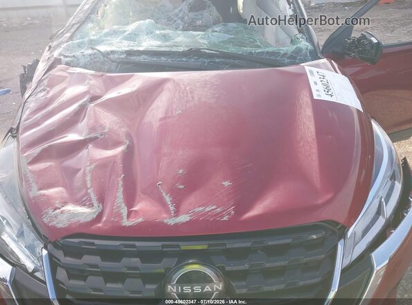 3N1CP5CVXPL488354 2023 NISSAN KICKS Burgundy Vista trasera