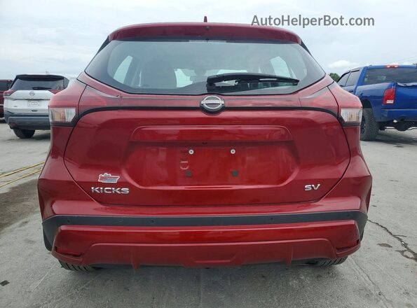 3N1CP5CVXRL485523 2024 NISSAN KICKS Red უკანა ხედი