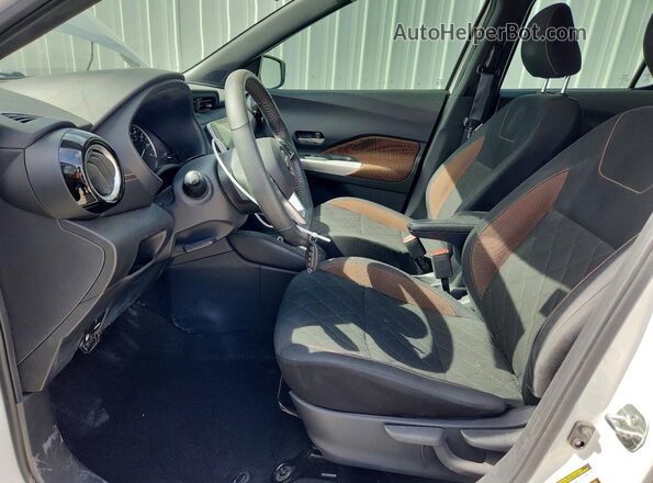 3N1CP5DV0LL568741 2020 NISSAN KICKS White წინა სალონის ხედი