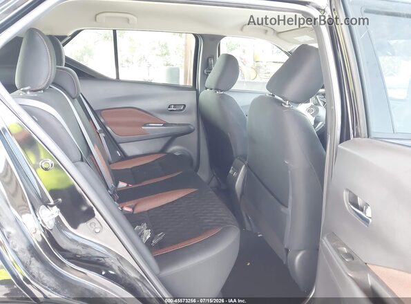 3N1CP5DV0ML476143 2021 NISSAN KICKS Black Vista de la etiqueta del VIN