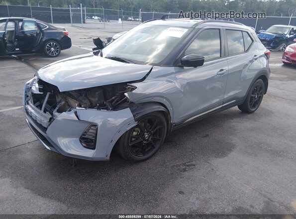 3N1CP5DV0ML488941 2021 NISSAN KICKS Gray Przód lewy