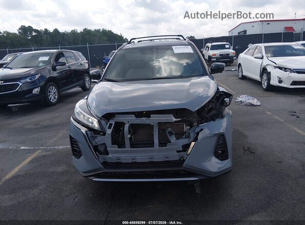 3N1CP5DV0ML488941 2021 NISSAN KICKS Gray Widok wnętrza z tyłu