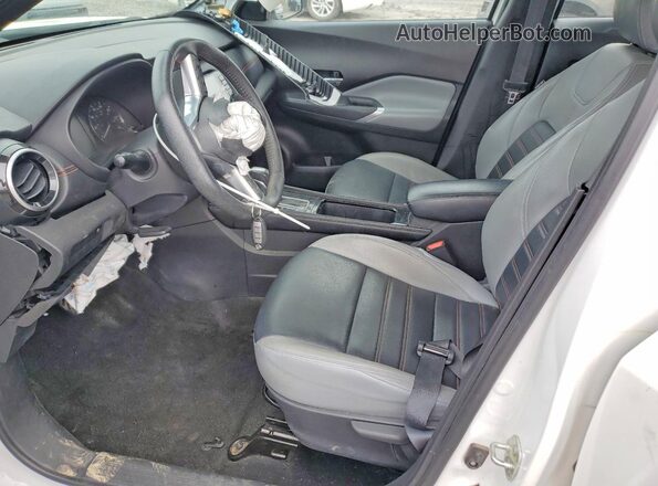 3N1CP5DV0ML493041 2021 NISSAN KICKS White Вид салону спереду