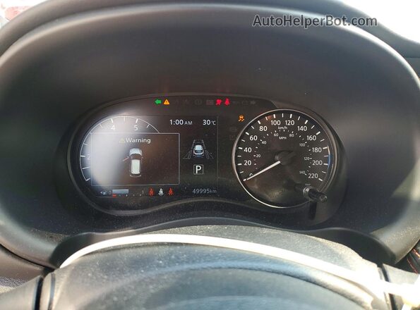 3N1CP5DV0PL535714 2023 NISSAN KICKS Red ხელსაწყოთა პანელის ხედი