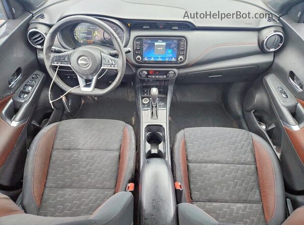 3N1CP5DV0PL542971 2023 NISSAN KICKS Синий Вид панели приборов
