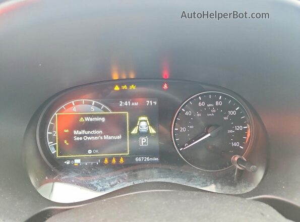 3N1CP5DV0PL542971 2023 NISSAN KICKS Синий Вид щитка приборов