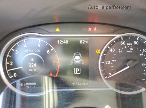 3N1CP5DV1LL494682 2020 NISSAN KICKS Black ხელსაწყოთა პანელის ხედი