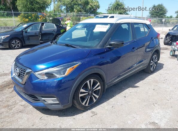 3N1CP5DV1LL553066 2020 NISSAN KICKS Blue Front left