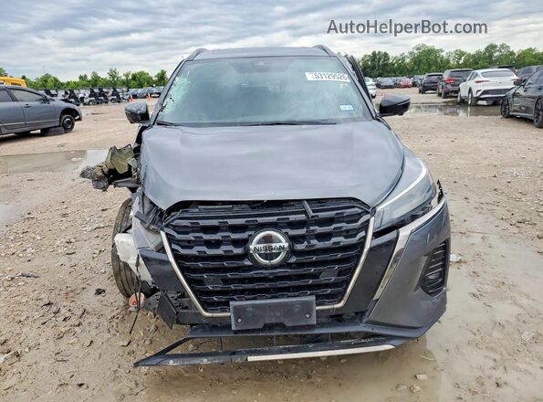 3N1CP5DV1ML533286 2021 NISSAN KICKS Charcoal Դիմացի տեսք