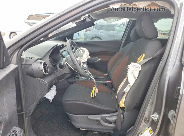 3N1CP5DV1ML533286 2021 NISSAN KICKS Charcoal Սալոնի դիմացի տեսք