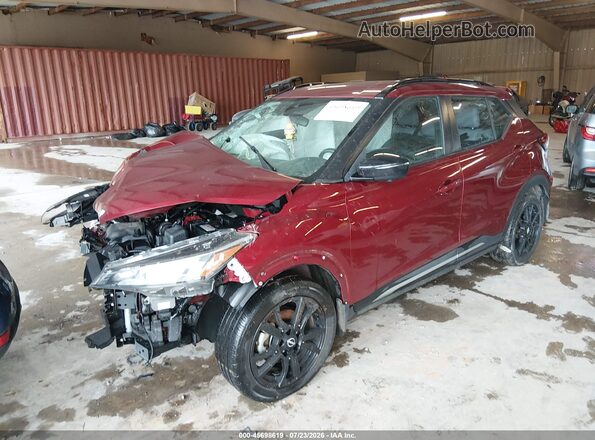 3N1CP5DV1NL475505 2022 NISSAN KICKS Red Przód lewy