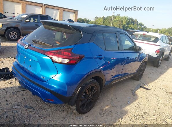 3N1CP5DV1RL490205 2024 NISSAN KICKS Blue უკანა მარჯვენა