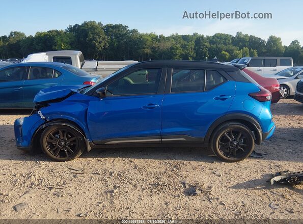 3N1CP5DV1RL490205 2024 NISSAN KICKS Blue სალონის 360-გრადუსიანი ხედი