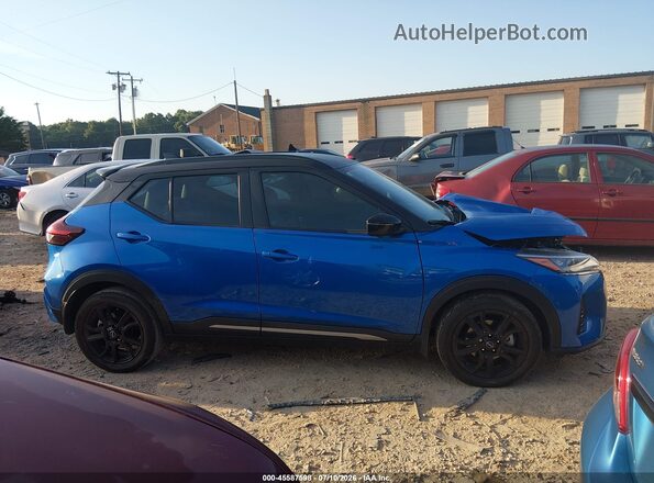 3N1CP5DV1RL490205 2024 NISSAN KICKS Blue უკანა სალონის ხედი