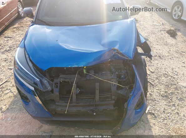 3N1CP5DV1RL490205 2024 NISSAN KICKS Blue ხელსაწყოთა პანელის ხედი