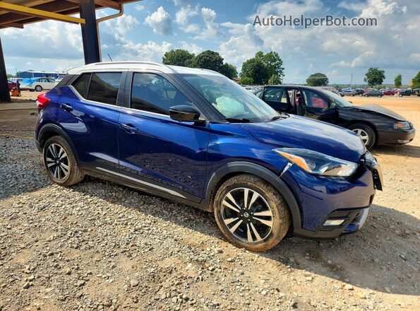3N1CP5DV2LL492052 2020 NISSAN KICKS Blue Передня права чверть