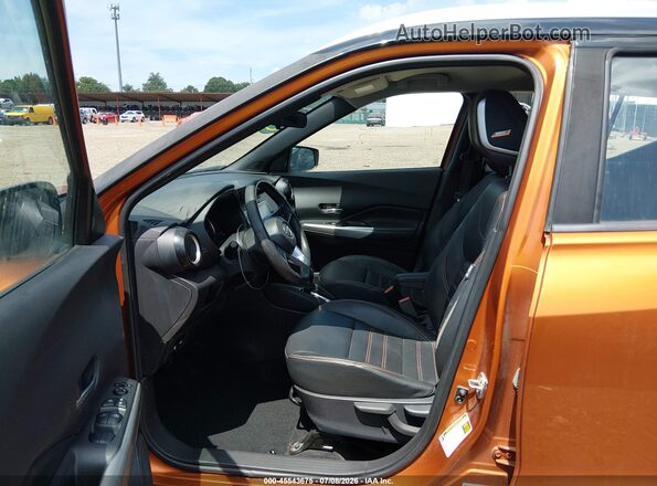 3N1CP5DV2LL576968 2020 NISSAN KICKS Оранжевый Вид салона спереди