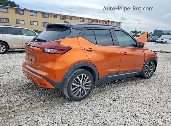 3N1CP5DV2ML495440 2021 NISSAN KICKS Orange Trasero derecho