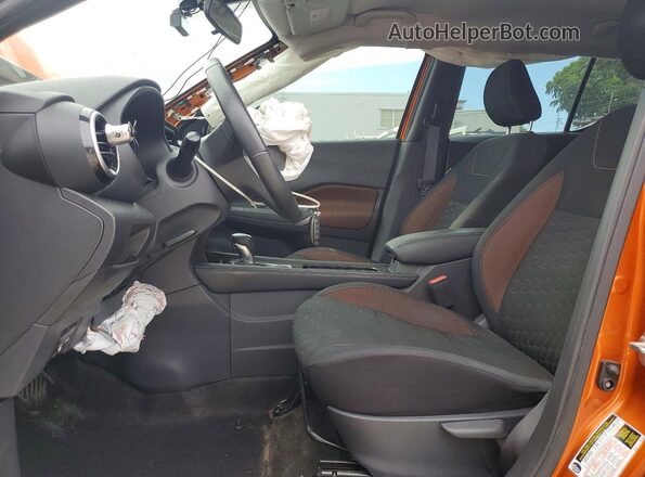 3N1CP5DV2ML495440 2021 NISSAN KICKS Orange Vista interior delantera