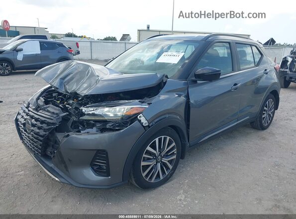 3N1CP5DV2ML511216 2021 NISSAN KICKS Gray Przód lewy