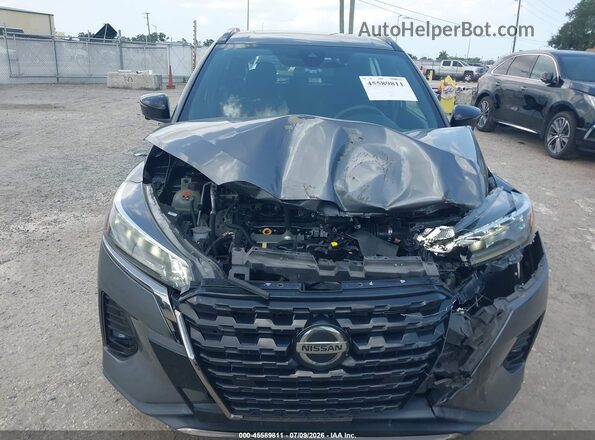 3N1CP5DV2ML511216 2021 NISSAN KICKS Gray Widok zestawu wskaźników