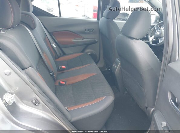 3N1CP5DV2ML511216 2021 NISSAN KICKS Gray Widok naklejki z numerem VIN