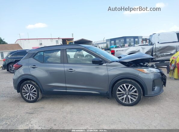3N1CP5DV2ML511216 2021 NISSAN KICKS Gray Widok wnętrza z tyłu