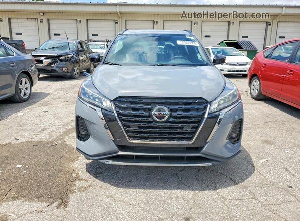 3N1CP5DV2ML522412 2021 NISSAN KICKS Gray Вид спереду