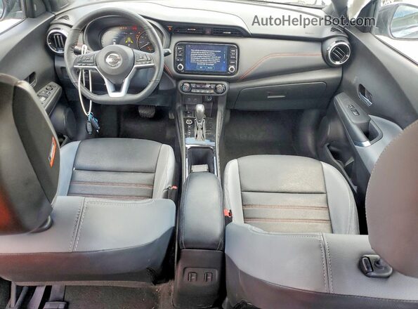 3N1CP5DV2ML522412 2021 NISSAN KICKS Gray Вид панелі приладів