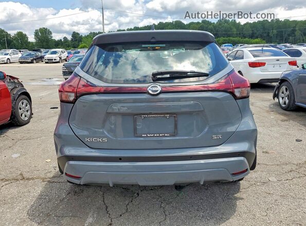 3N1CP5DV2ML522412 2021 NISSAN KICKS Gray Вид ззаду