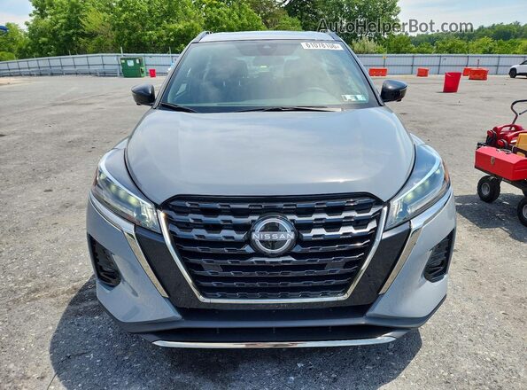 3N1CP5DV2RL532283 2024 NISSAN KICKS Gray Front view