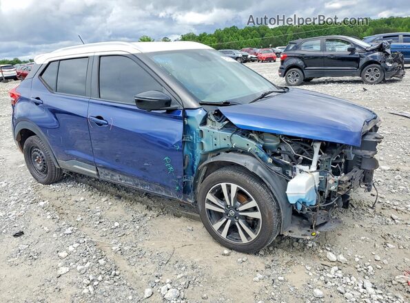 3N1CP5DV3LL487720 2020 NISSAN KICKS Blue Delantero derecho