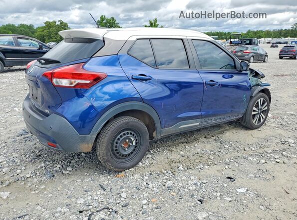 3N1CP5DV3LL487720 2020 NISSAN KICKS Blue Trasero derecho
