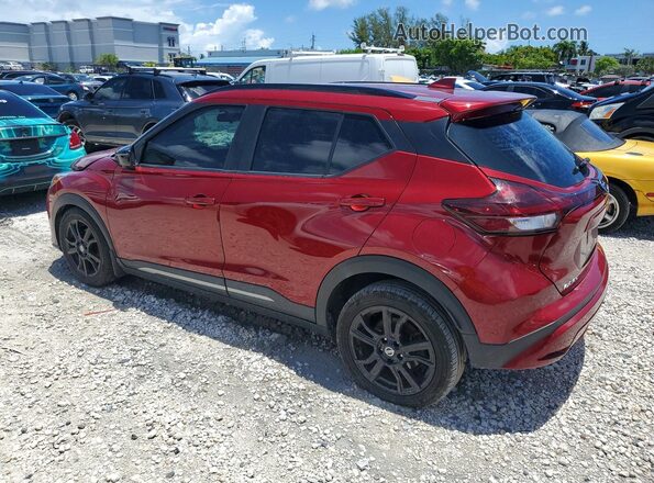 3N1CP5DV3ML550171 2021 NISSAN KICKS Red Rear left