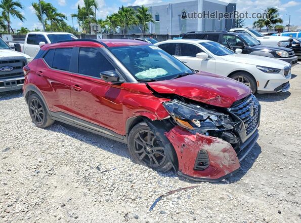 3N1CP5DV3ML550171 2021 NISSAN KICKS Red Front right