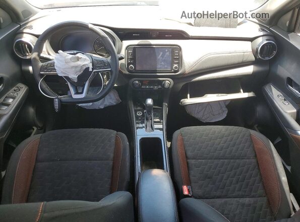 3N1CP5DV3ML550171 2021 NISSAN KICKS Red Dashboard view