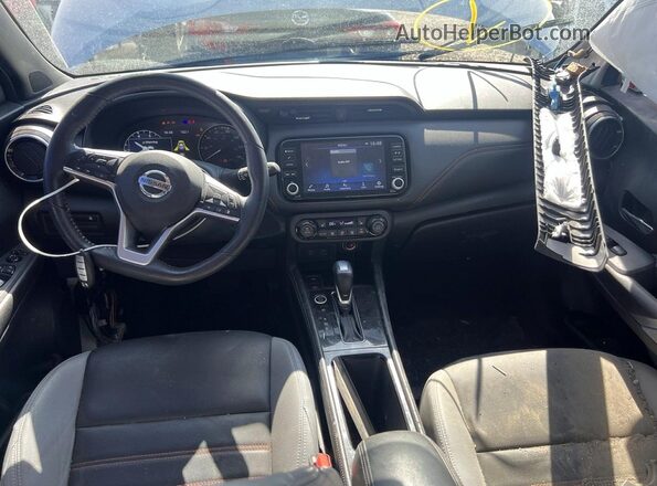 3N1CP5DV3ML558299 2021 NISSAN KICKS White Widok deski rozdzielczej