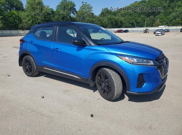 3N1CP5DV3PL518941 2023 NISSAN KICKS Blue Front right