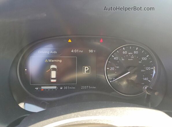 3N1CP5DV3PL518941 2023 NISSAN KICKS Blue Instrument cluster view