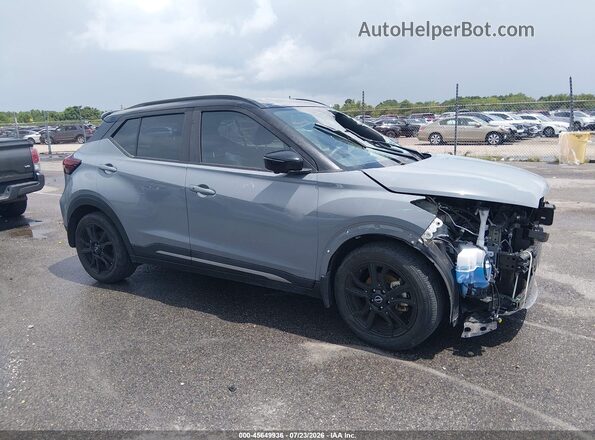 3N1CP5DV3RL486401 2024 NISSAN KICKS Gray Widok wnętrza z tyłu