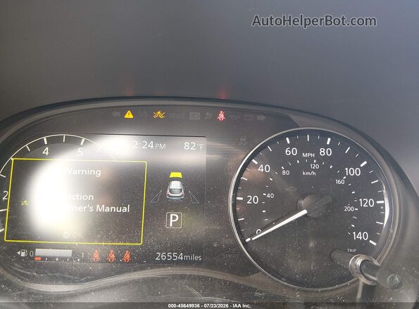 3N1CP5DV3RL486401 2024 NISSAN KICKS Gray Widok tylnych siedzeń