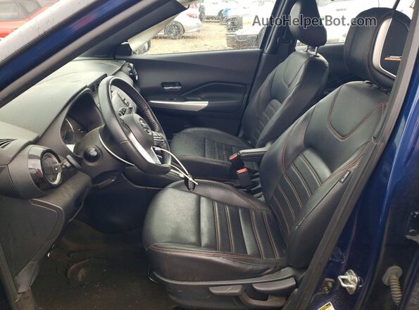 3N1CP5DV4LL553336 2020 NISSAN KICKS Синий Вид салона спереди