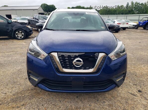 3N1CP5DV4LL553336 2020 NISSAN KICKS Синий Вид спереди