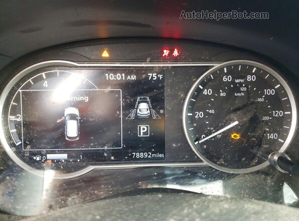 3N1CP5DV4LL553336 2020 NISSAN KICKS Синий Вид щитка приборов
