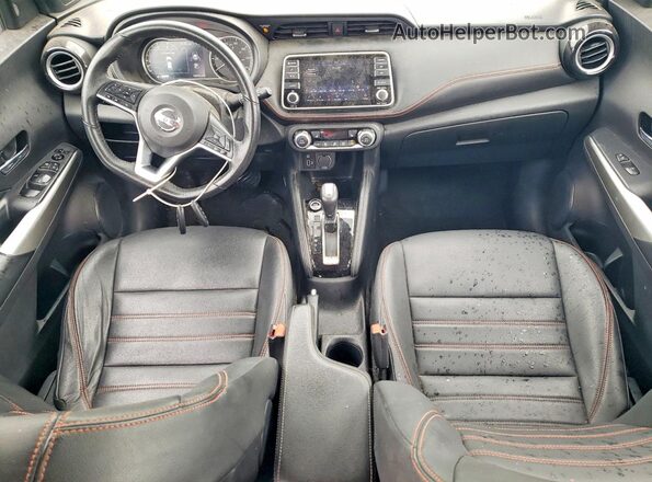 3N1CP5DV4LL553336 2020 NISSAN KICKS Синий Вид панели приборов