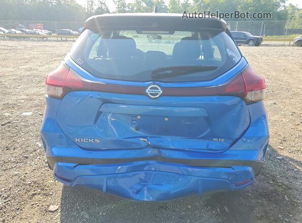 3N1CP5DV4ML514568 2021 NISSAN KICKS Blue Rear view