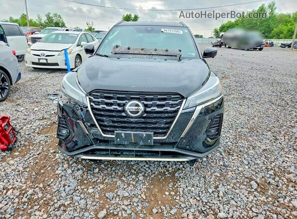 3N1CP5DV4ML562734 2021 NISSAN KICKS Black წინა ხედი