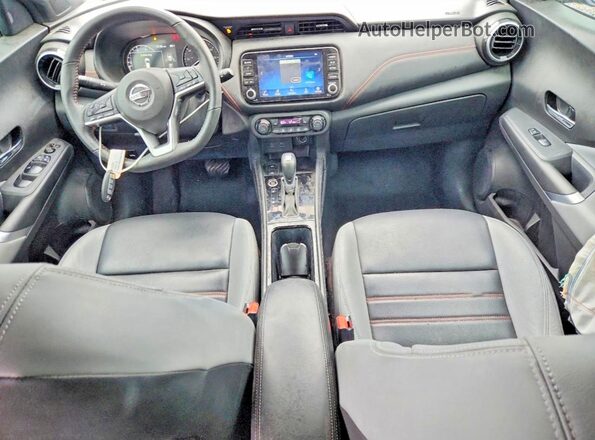 3N1CP5DV4ML562734 2021 NISSAN KICKS Black წინა პანელის ხედი