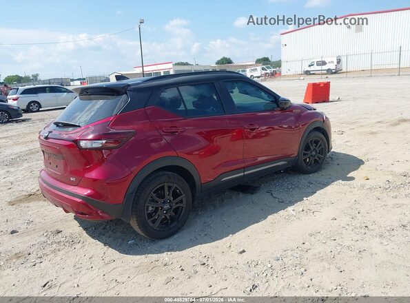 3N1CP5DV4PL532959 2023 NISSAN KICKS Красный Задняя правая четверть