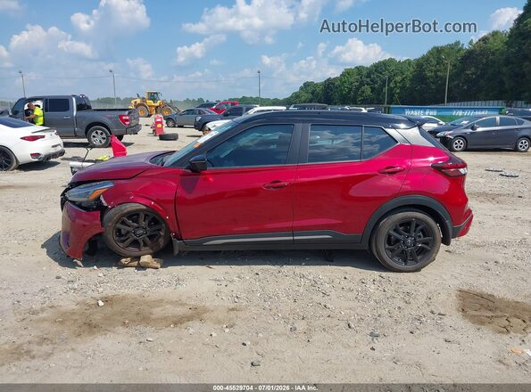 3N1CP5DV4PL532959 2023 NISSAN KICKS Красный Панорамный вид салона 360°